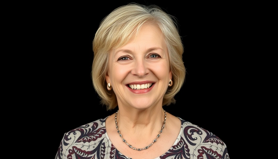 Smiling woman discussing bridging loans in professional attire.