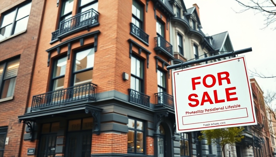 For Sale sign in front of a residential building, mortgage rules context