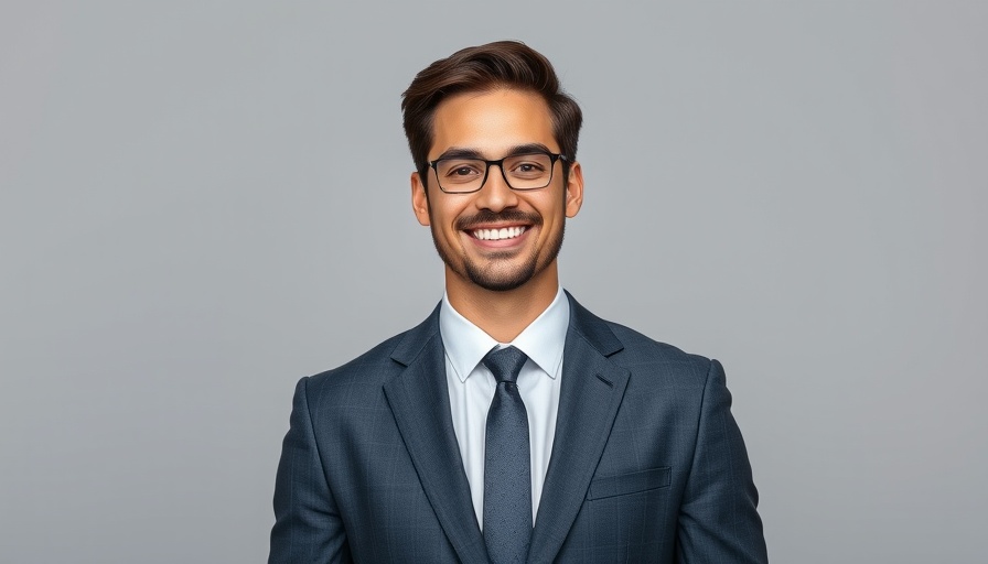 Professional man in a suit smiling, leaseholder ownership context.