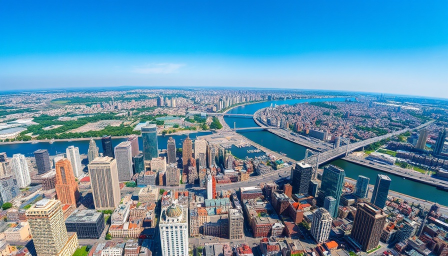 Aerial view of a Scottish cityscape highlighting the rental market.