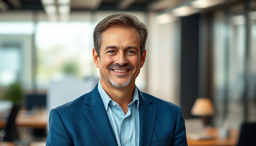 Professional man in office for build-to-rent financing topic.