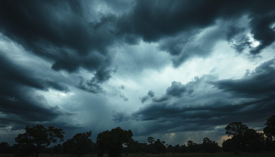 Intense clouds of Storm Eowyn over a windswept landscape.