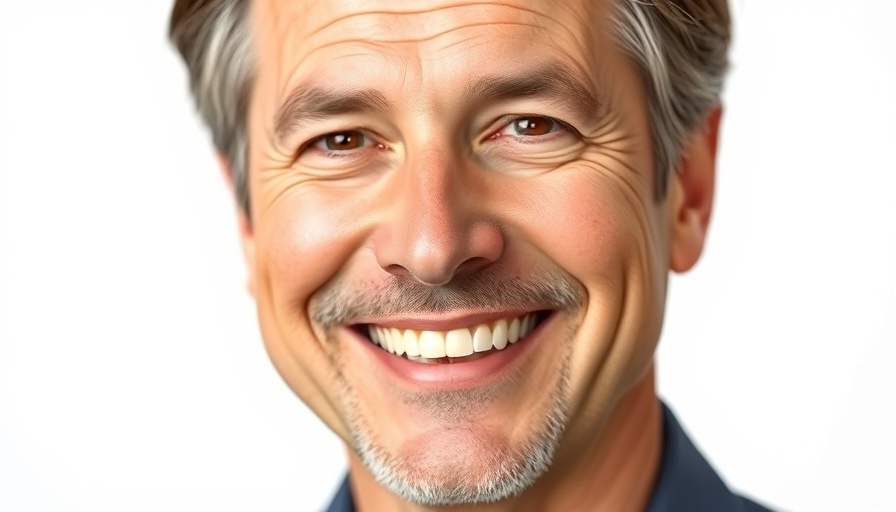 Professional portrait of a smiling middle-aged man, interest-only mortgages.