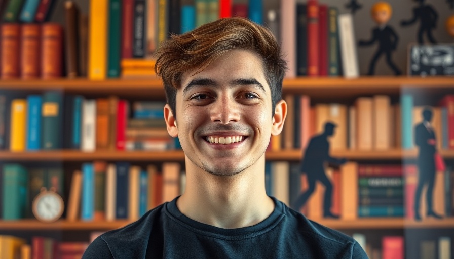 Business Development Manager smiling in colorful office setting.