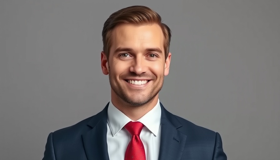 Professional portrait of a man in a suit for leasehold reforms topic.