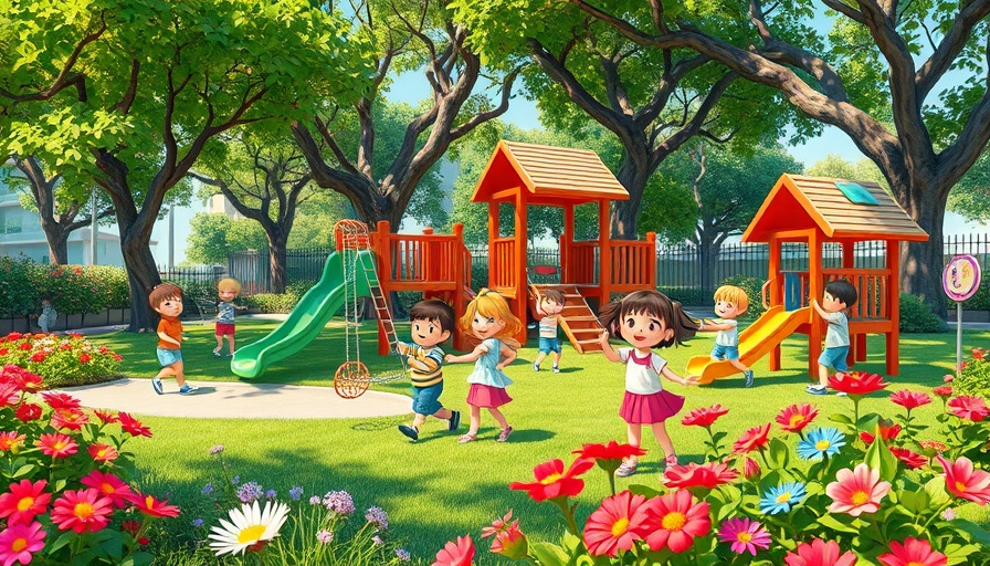 Stranraer half term activities in a vibrant playground scene.