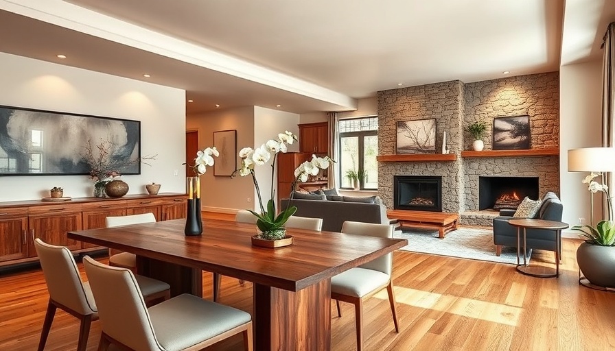 Modern living area for part exchange homes with warm decor.