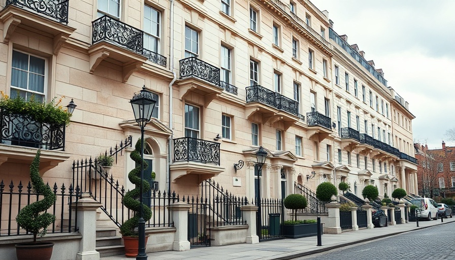 Elegant Georgian townhouses in Scotland £1 million property market