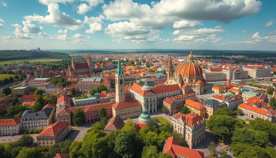 Historic cityscape showcasing letting as a long-term investment