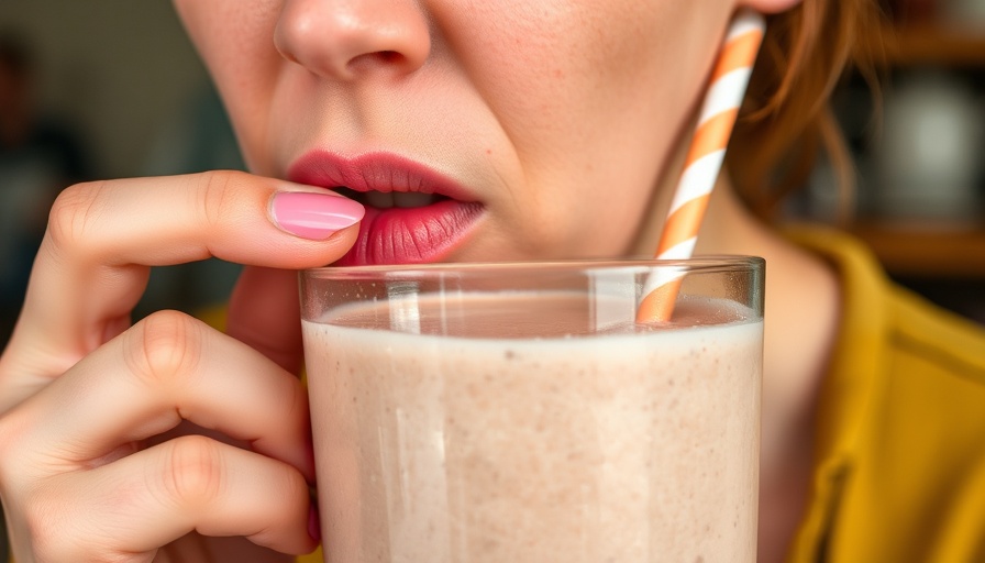 Scratchy throat after smoothie.