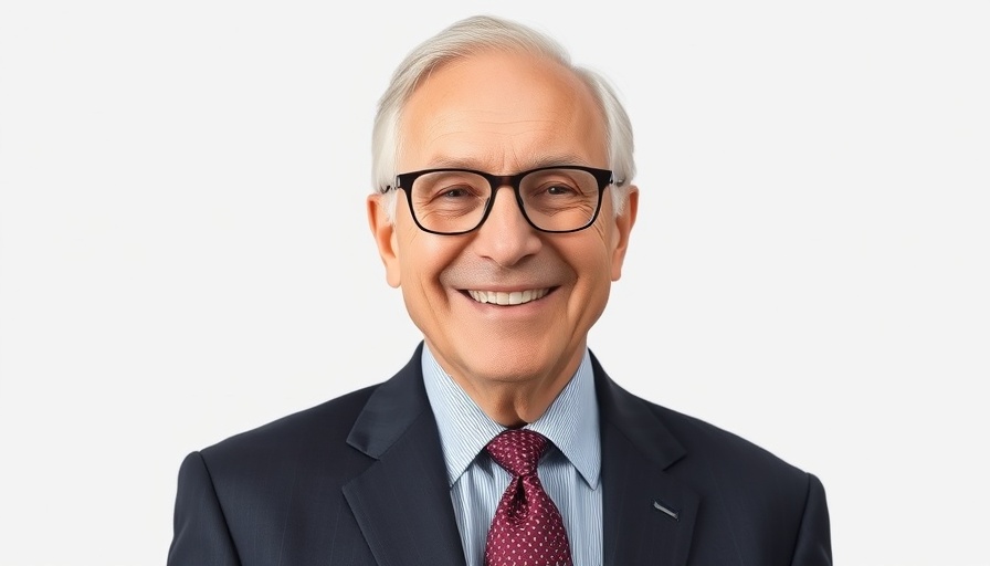 Elderly man smiling in formal attire portrait from District & County Investments joins BDLA.