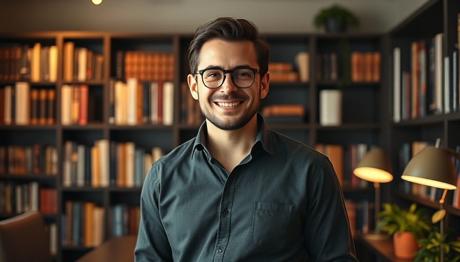Professional man in office setting related to bridging loans for property acquisition.