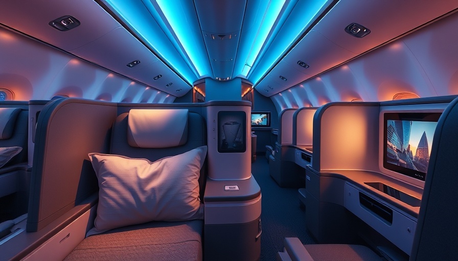 Luxurious first-class airplane seat ready for travel.