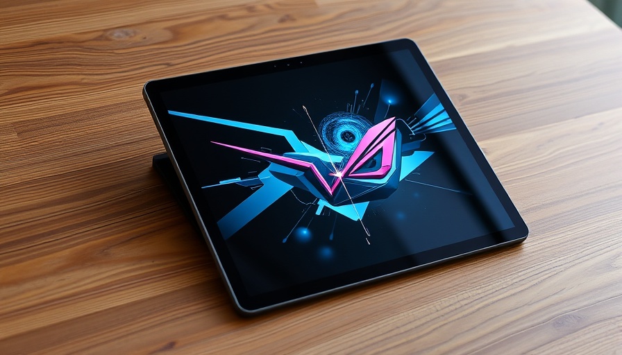 ASUS ROG Flow Z13 tablet on wooden table for review