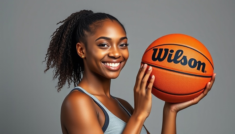 Smiling woman holding basketball representing WNBA Toronto Tempo ownership.