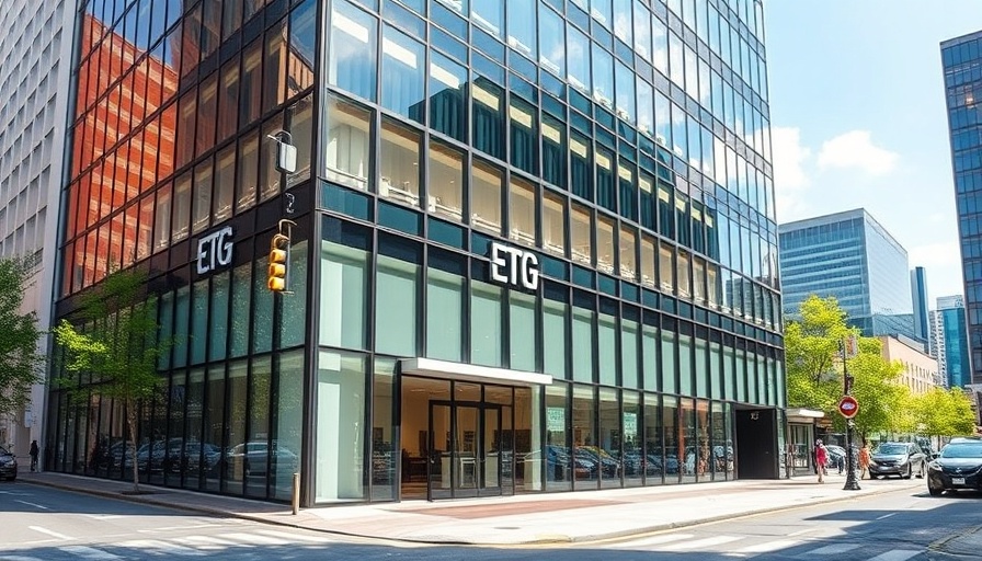 Professional office building exterior representing commercial property agents