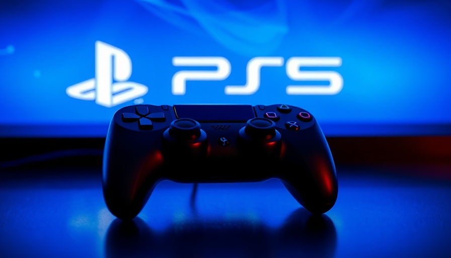 Sony Beta Program PS5 Test setup with PlayStation logo and controller.