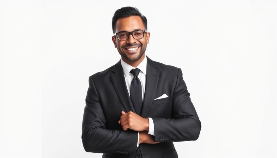 Confident man in suit, grayscale portrait, Development Finance UK