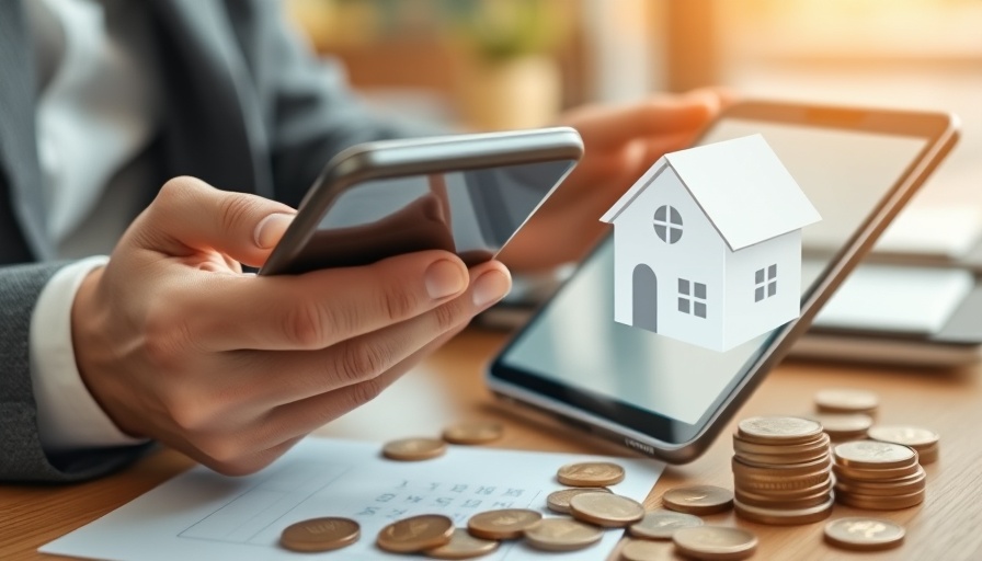 Real estate workplace culture shown through smartphone and calculator use.