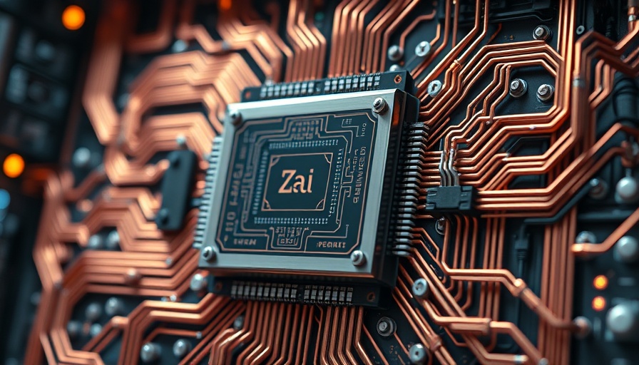Quantum computer processor showcasing copper wiring in a lab setting.