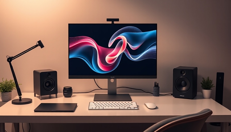 Is a 4K Monitor Worth It in 2025? High-tech workspace setup.