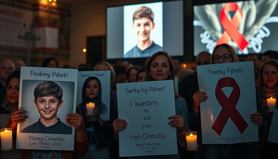 Vigil event highlighting Hamas hostage release negotiations.