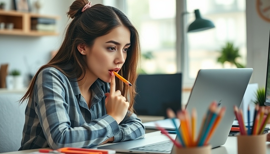 Young woman focused on laptop, considering first-time mortgages cheaper than renting.