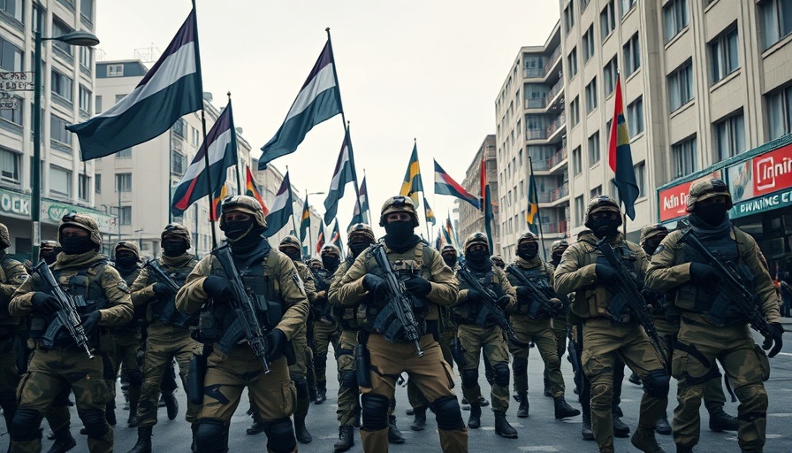 Militant group in urban area, related to Hamas disarmament hostage deal