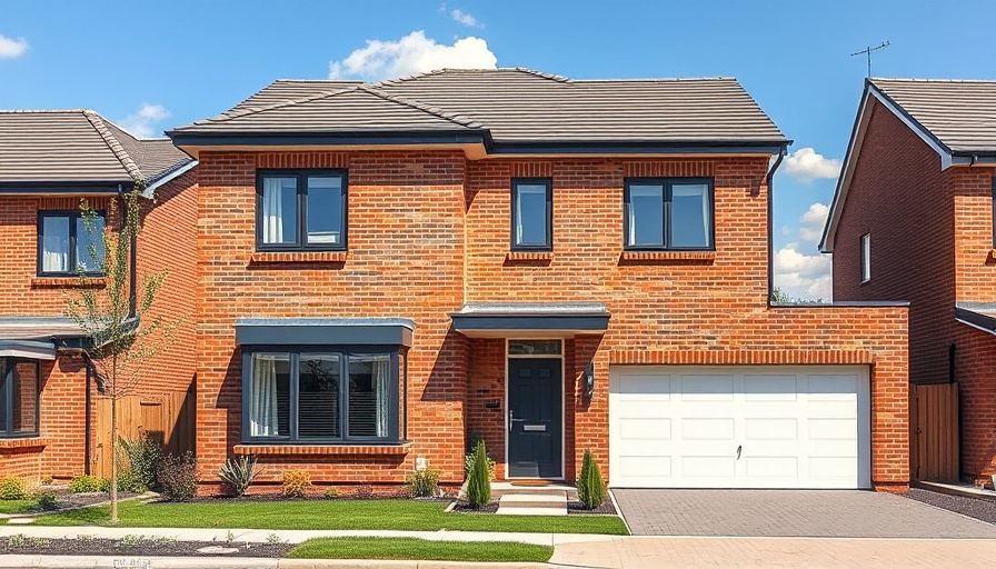 Modern Kettering property development house exterior.