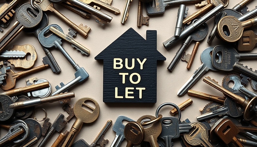 Keys and 'Buy to Let' house icon representing BTL affordability rates.
