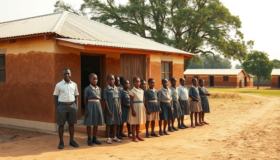 Students in Nigeria school uniforms during Ramadan school closures.