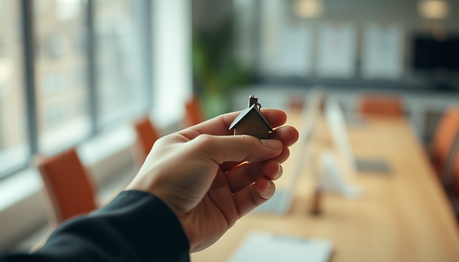 Hand holding house keychain, symbolizing historic Scottish brand's return.