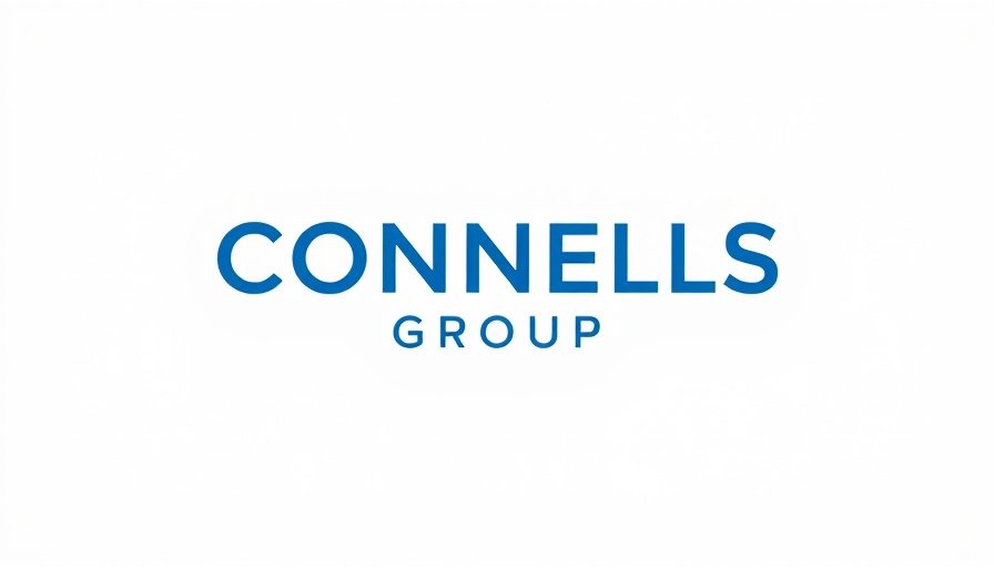 Connells Group logo, bold text on white background.