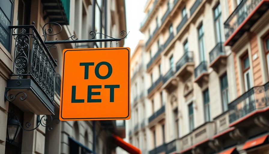 TMW Landlord Rates: 'TO LET' sign in urban residential area.