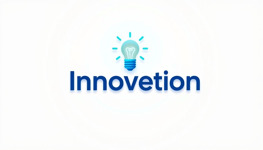 Logo for AI content generator featuring blue text with a lightbulb.