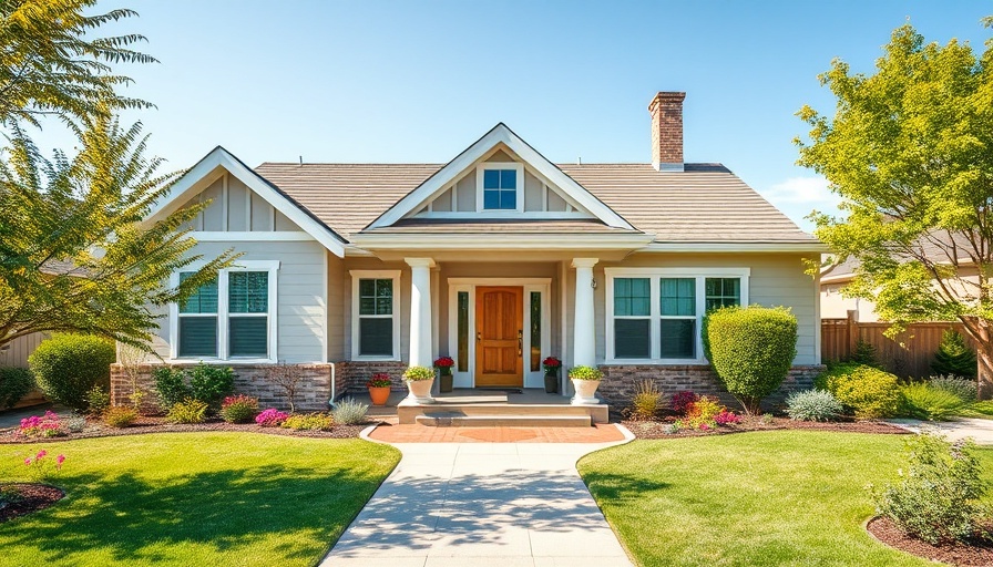 Modern suburban house representing residential rent to own options.