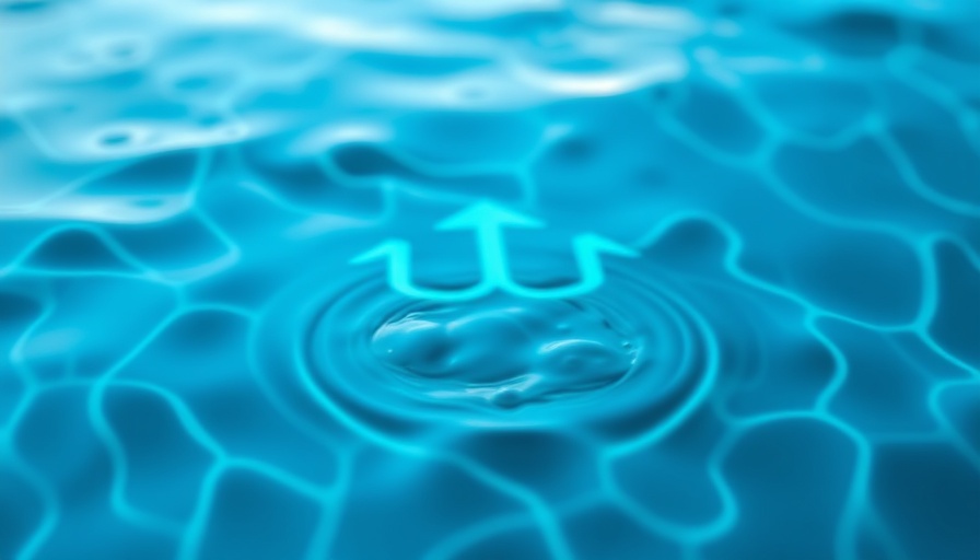 Symbolic water-themed image representing importance of Christian baptism.