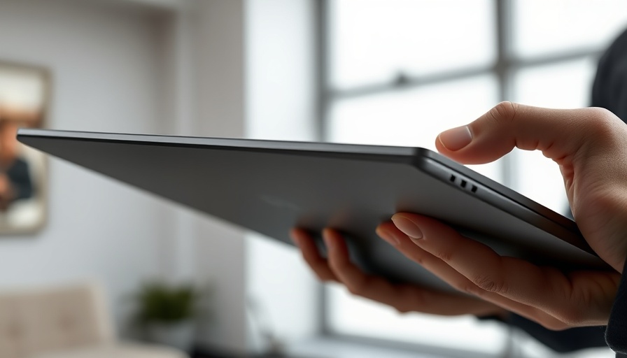 HP ZBook Fury G1i being handled, highlighting its sleek design.