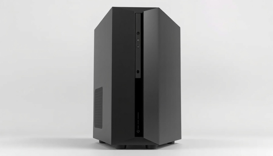 Dell Pro Max AI PC tower with sleek black design and front ports.
