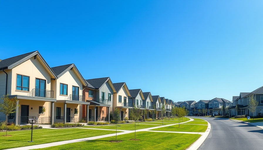 Modern new housing units in the UK display, New Build Boost mortgage scheme UK.