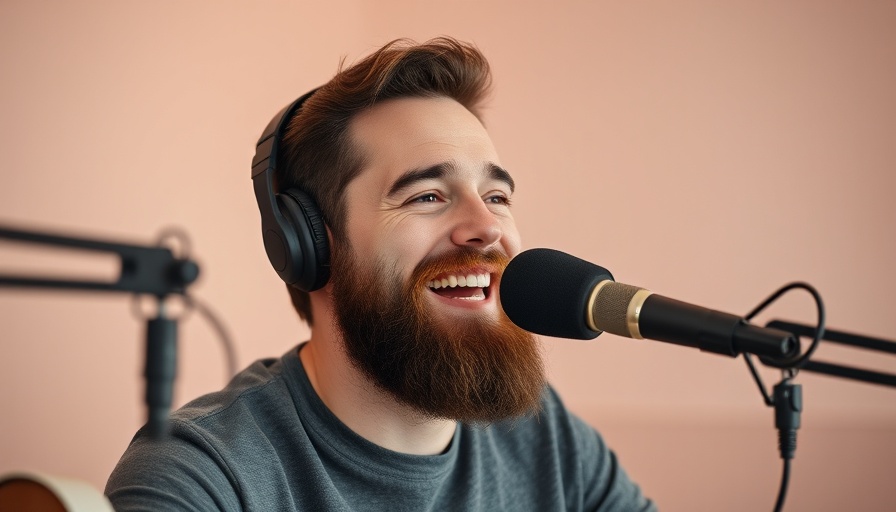 Man speaking into a microphone, discussing obedience and blessings.