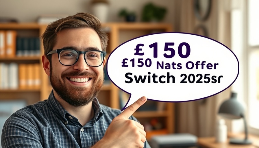 NatWest switch offer £150 March 2025 with smiling man.