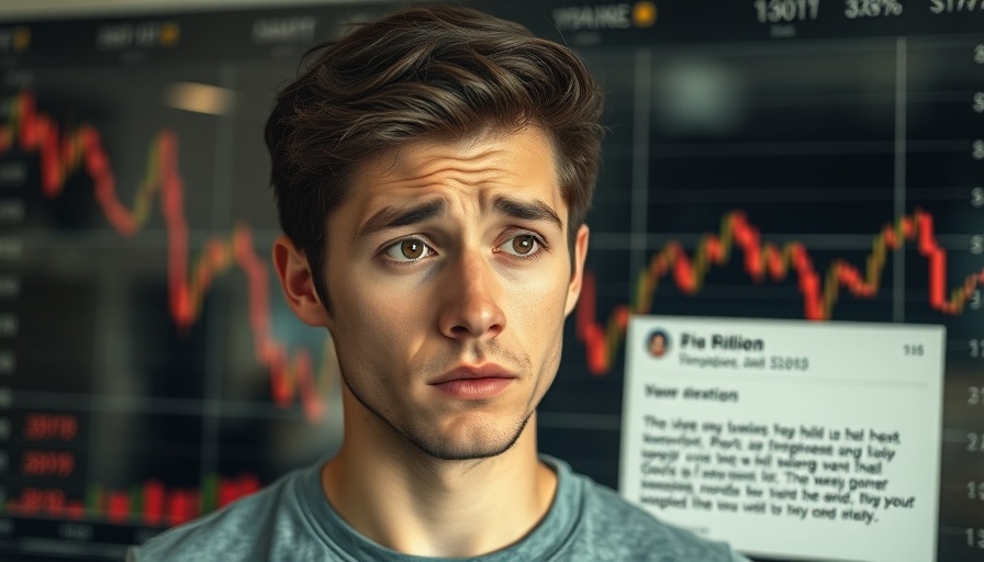 Navigating Personal Finance for Young Investors visualized by a concerned young man considering diversification.