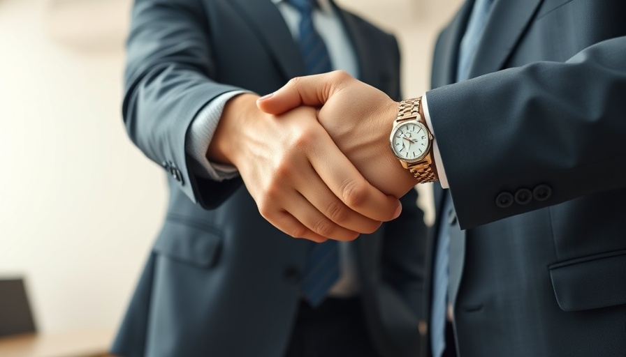 Oakheart Property acquisition handshake Thompsons Estate Offices.