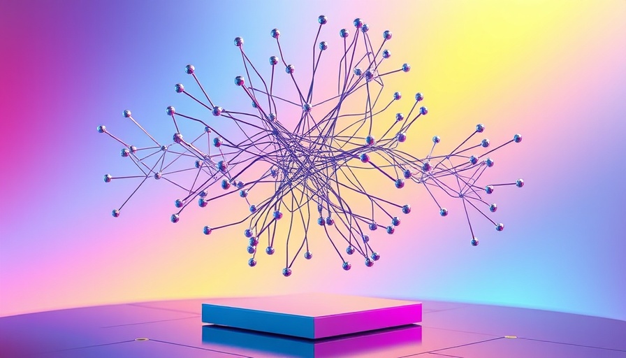 3D model of neural network showcasing DeepSeek V3 model efficiency.