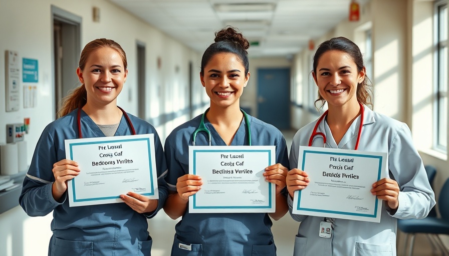 Healthcare professionals celebrating DGRI Ward Care Achievement.