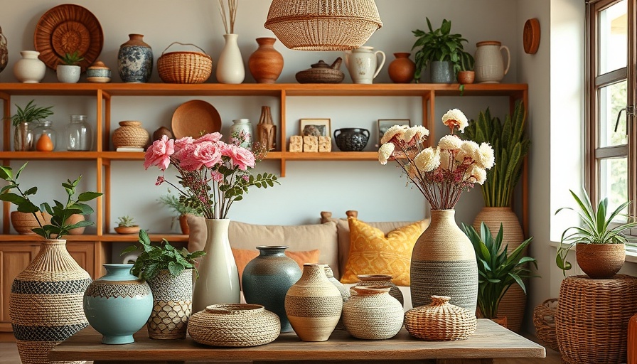 M&S summer collection boho-inspired home decor on display