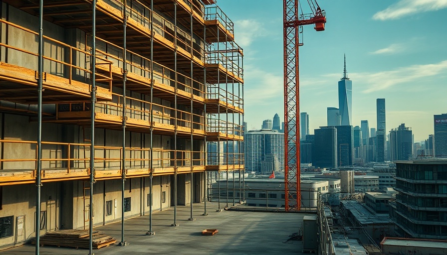 Building Safety Levy delay depicted by empty construction site.