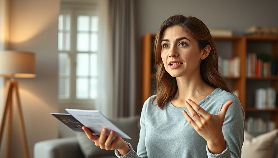 Young woman explaining how to triple your savings in 30 days.