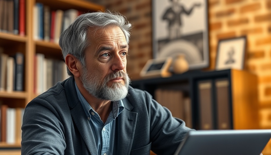 Man discussing Child Benefits UK in a home office setting.